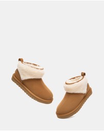 EVERAU - Australian Shepherd Ugg Eirwen Cow Suede Upper UGG Boots