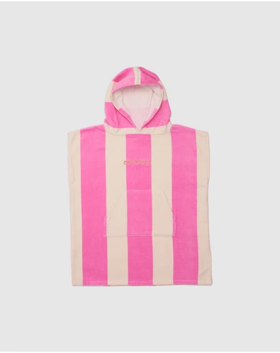 Crywolf - HOODED TOWEL Candy Stripe