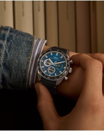 TIMEX - Waterbury Traditional Chronograph 41mm Leather Strap Watch