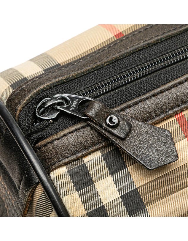 Pre-Loved by Azura Reborn - Pre-Loved Haymarket Check Canvas Boston Bag