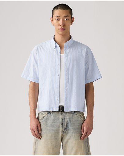 Bernal Stripe Soft Chambray Blue