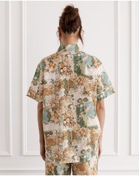 Heaven Australia - Mosaic Bianca Cuban Shirt