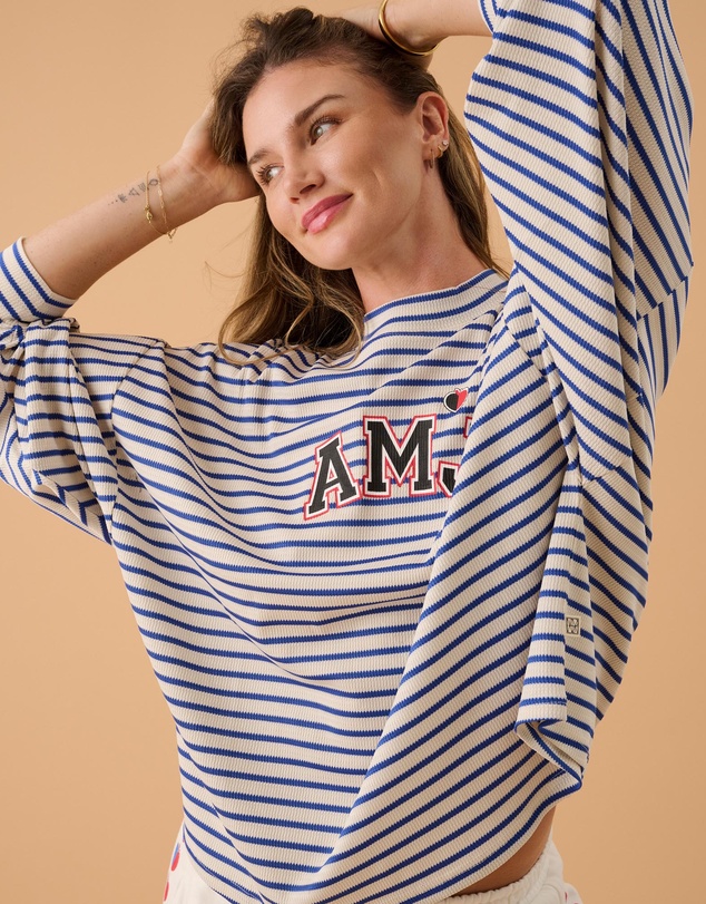 Araminta James - AMJ Waffle LS Top