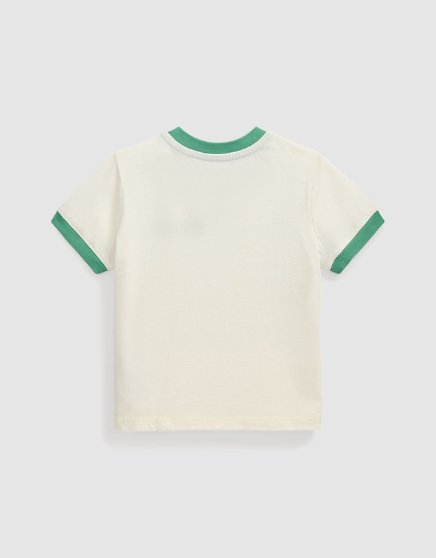 Polo Ralph Lauren - Logo Cotton Jersey Ringer Tee - ICONIC EXCLUSIVE - Babies