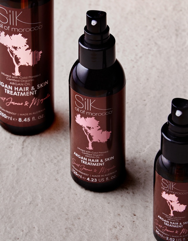 Silk Oil of Morocco - Argan Hair and Skin Treatment - Sweet Jasmine & Magnolia - 250ml