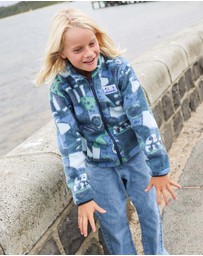 Skwosh - Shady Beaches Kids Polar Fleece Jacket