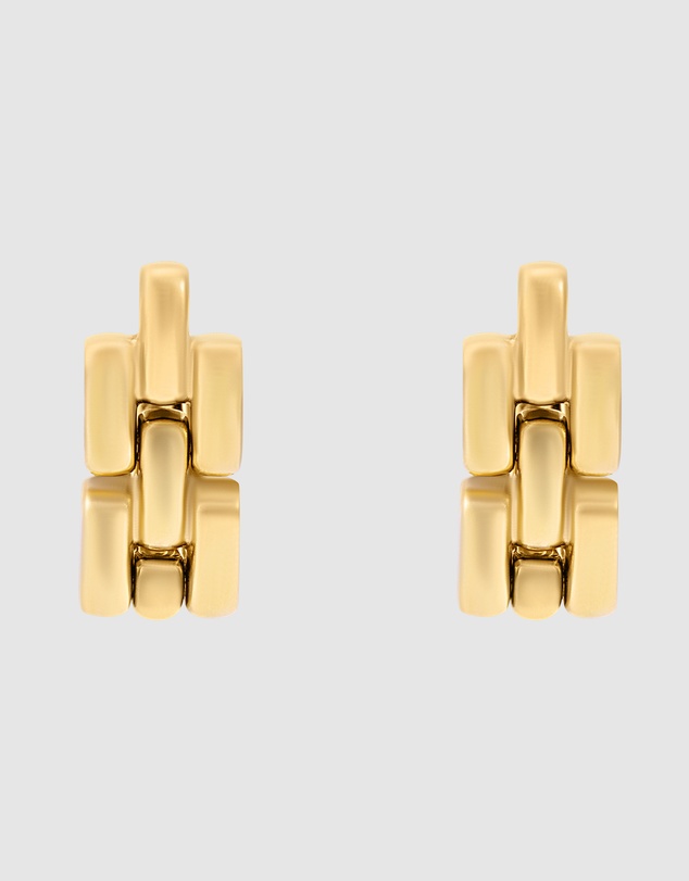 Fossil - Arden Gold-Tone Earring