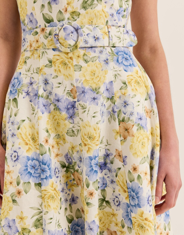 Review - Elba Floral Panelled Dress
