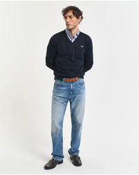Gant - Classic Cotton V-Neck Sweater