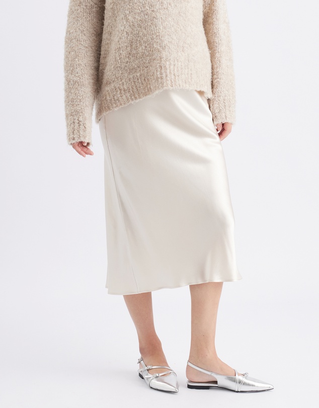 Ripe Maternity - Crystal Satin Skirt