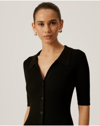 Tussah - Sammy Polo Knit Midi Dress