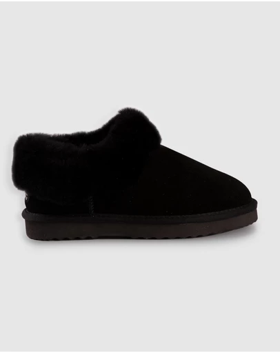 AusWooli Ugg Boots - Coogee Sheepskin Wool Ankle Slippers