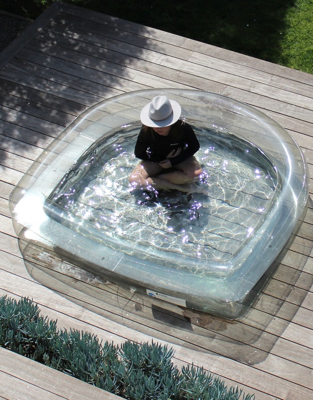 &Sunday - Pewter Translucent Inflatable Arch Pool