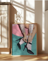 Olive et Oriel - Getting Ready Green III Art Print