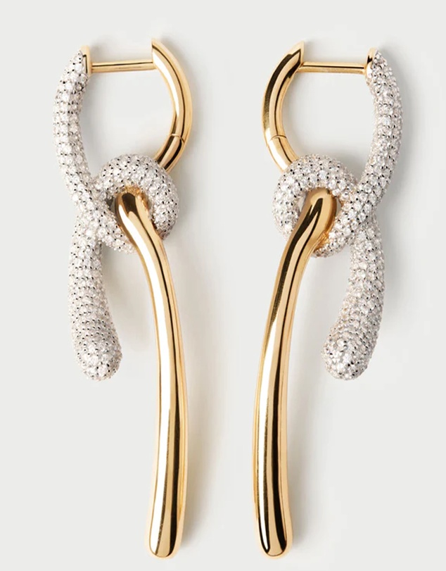 PDPAOLA - Pavé Twist Hoops