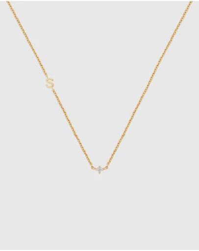 YCL  - Petite Initial Necklace S