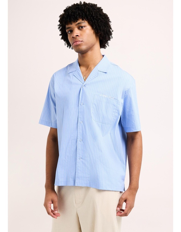 Arvust - Box Striped Short Sleeve Shirt
