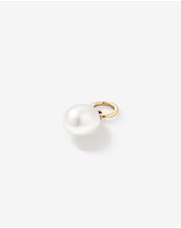 Michael Hill - Oval Cultured Freshwater Pearl Single Earring Charm in 10kt Yellow Gold