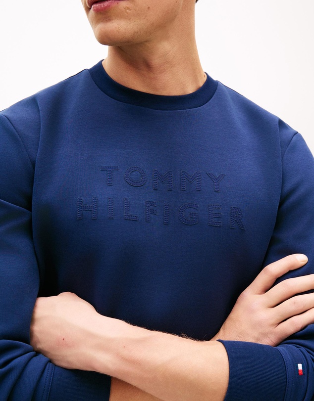 Tommy Hilfiger - Mixed Media Intechno Crew Neck Sweat