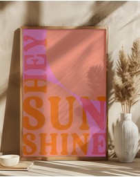 Olive et Oriel - Hey Sunshine by Treechild Art Print