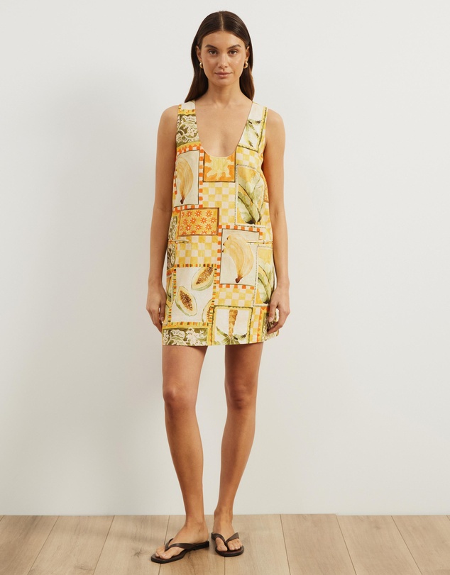 Atmos&Here - Luna Linen Blend Mini Dress