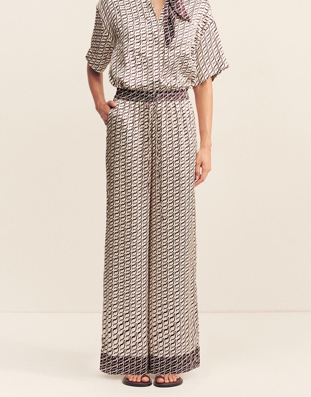 Shona Joy - Monogram Contrast Pants