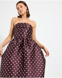 Pasduchas - Alistair Strapless Midi Dress