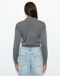 Dazie - Helen Cropped Knit Jumper