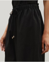 Atmos&Here - Fenn Linen Blend Drawstring Pants