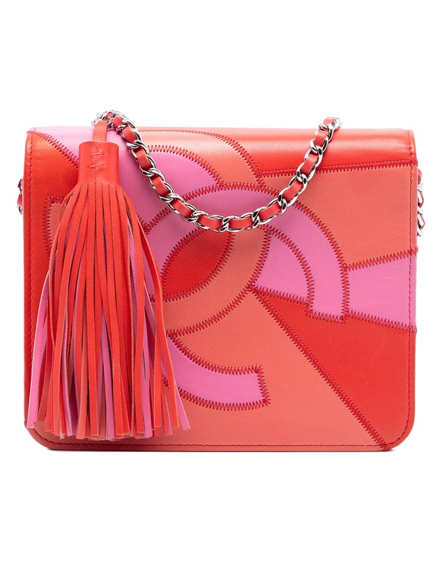 Pre-Loved by Azura Reborn - Pre-Loved CC Lambskin Patchwork Wallet On Chain