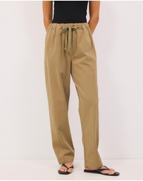 Calli - Matt Soft Twill Pants