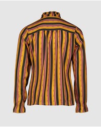 NONO - Tikky Long Sleeve Stripe Blouse - Kids-Teens