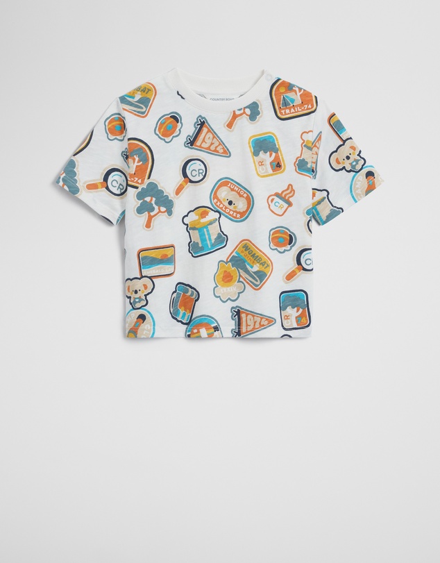 Country Road - Organically Grown Cotton Adventure Stamp Tee
