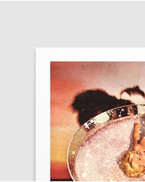 Olive et Oriel - Glitter Pink Margarita by Vertigo Artography Art Print
