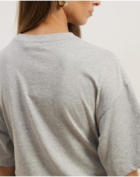 Atmos&Here - Short Sleeve Funnel Neck T-Shirt