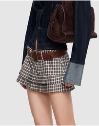 Lioness - Double Ruffle Mini Skort