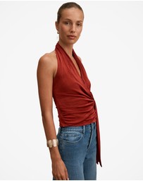 Forever New - Gianna Wrap Halter Neck Top