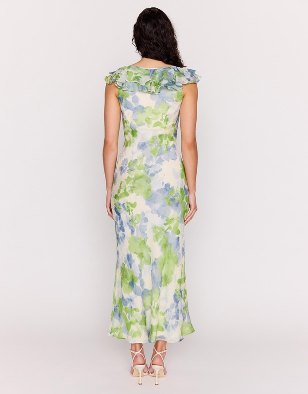 MINKPINK - Carrie Ruffled Midi Dress
