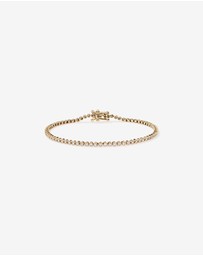 Michael Hill - 0.90 Carat TW Laboratory-Grown Diamond Tennis Bracelet in 10kt Yellow Gold