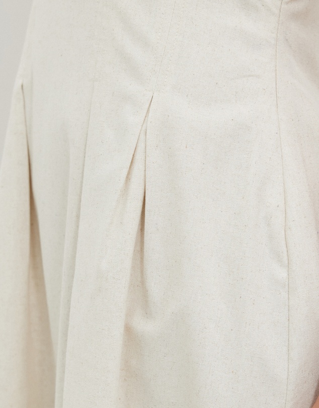 Calli - Gordon Pintuck Linen Blend Dress