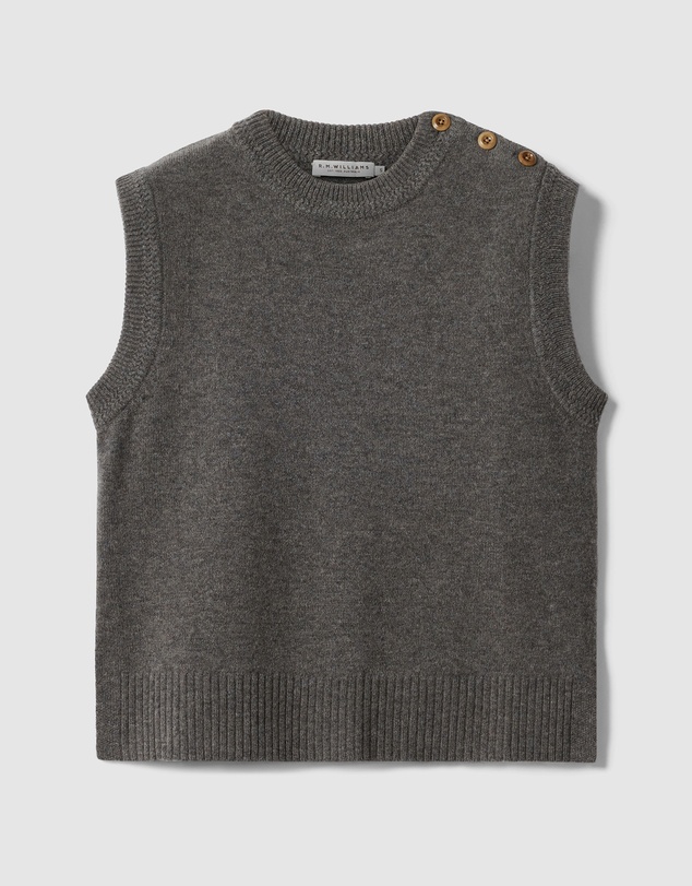 R.M.Williams - Davidson Merino Sleeveless Knit Vest
