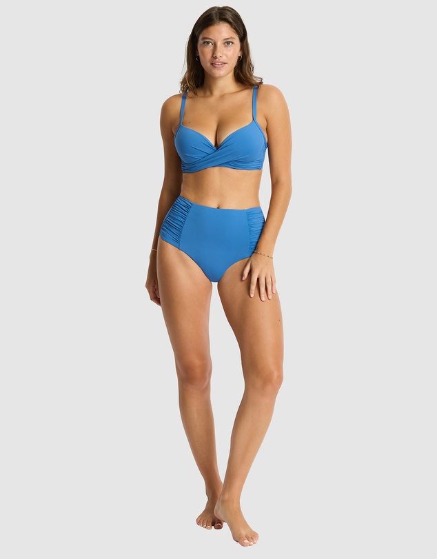 Sea Level Australia - Essentials Edit Cross Front Moulded Underwire Bra