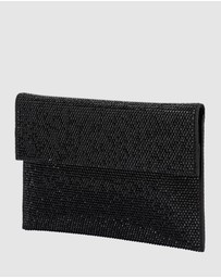 Olga Berg - Cara Crystal Envlope Clutch