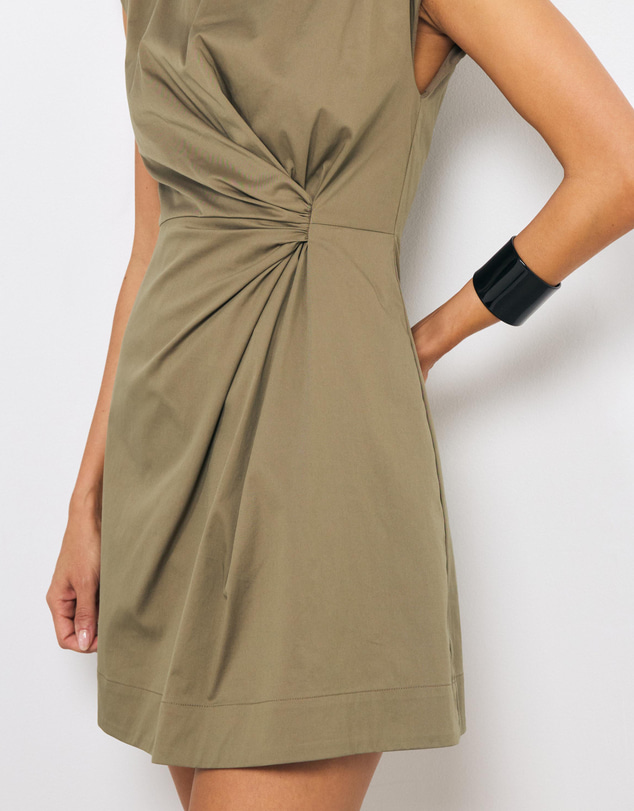 AERE - Avel Ruched Waist Mini Dress