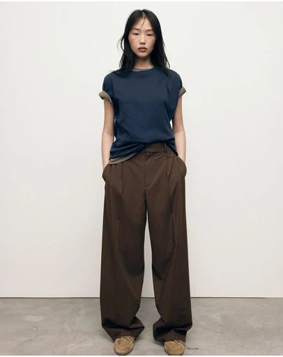 M.N.G - Low-Rise Wide-Leg Trousers