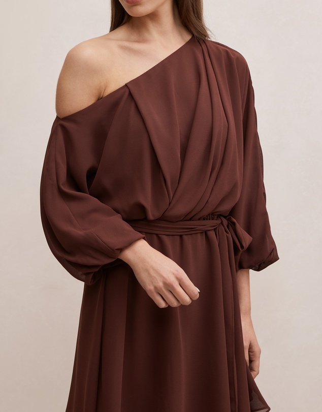 Forever New - Samantha Tipped Draped Mini Dress