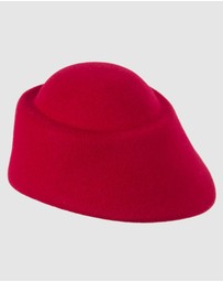 Max Alexander - Red Winter Felt Designer Hat