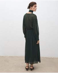 M.N.G - Printed Dress With Foulard