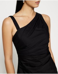 Lover - Kilian Asymmetric Tuck Mini Dress