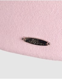 Max Alexander - Felt Pink Pillbox Hat
